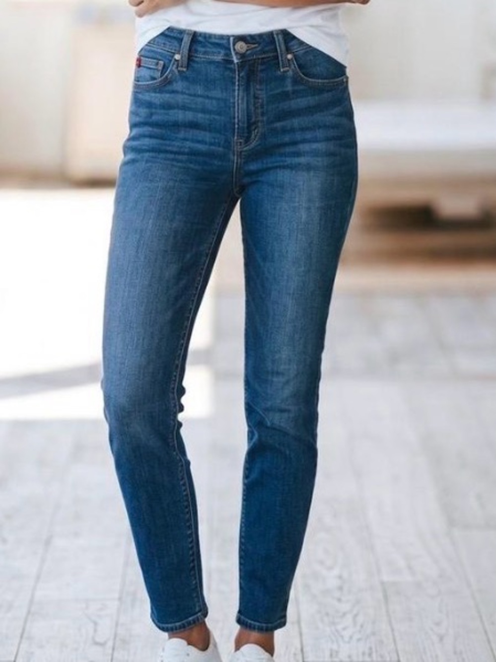 Joe's Jeans Women's Medium Blue Slim Straight / Tapered Jeans